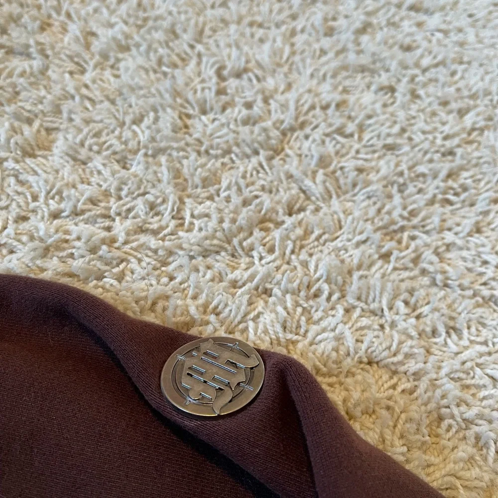 Menace Brown Embroidered Logo Hoodie - Picture 6 of 9